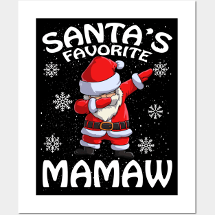 Santas Favorite Mamaw Christmas Posters and Art